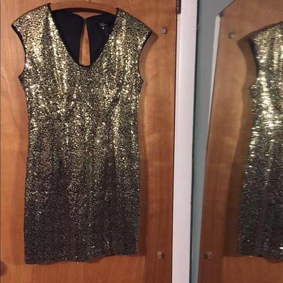 Katia Dresses & Skirts - Katia gold sequined cocktail dress